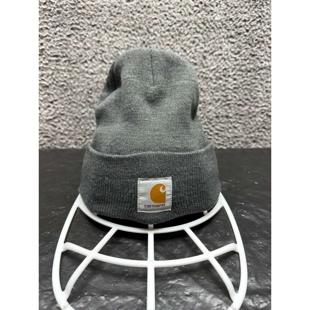 Carhartt Acrylic Knit Cuffed Beanie A18 Coal Heather Unisex One Size Fits All